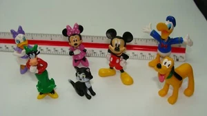 Disney Mickey Mouse mini figures 7 pieces used - Picture 1 of 6