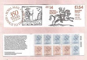 GB £1.54 " POSTAL HISTORY 14" STAMP BOOKLET - Picture 1 of 1