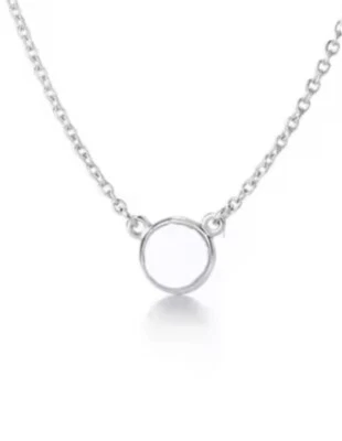 NEW Dainty Women's Gold Filled Karma Circle Necklace, 16-18” - Image 1 of 4
