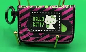 Un portafoglio piccolo fluorescente Hello Kitty vintage molto dolce molto raro Sanrio 2008 - Foto 1 di 3