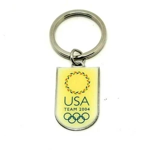 Olympic 2004 USA Team Keychain Souvenir 2 1/4" Vintage (B7) - Picture 1 of 2