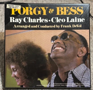 Rare Sealed 'Porgy and Bess' 2-LP w/Ray Charles/Cleo Laine RCA Stereo Promo - Picture 1 of 4
