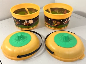 De colección 1999 McDonalds Halloween Boo cubo truco o trato cortador de galletas tapas - Imagen 1 de 11