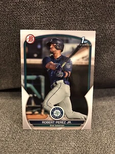 2023 Bowman Paper Base #BP-124 Robert Perez Jr. - Seattle Mariners 1st NM - Picture 1 of 4