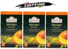 3 x Ahmad Tea Mango Magic Fruit Black Tea 3 x 20 Foil Tea Bags