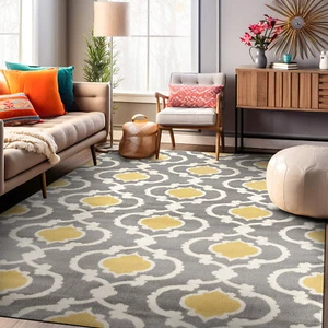 Rugshop Area Rug Moroccan Trellis Contemporary Carpet Rugs for Living Room 6x9 - Picture 1 of 7