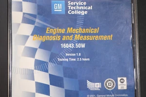 2001 diagnóstico mecánico del motor, disco de medición GM servicio universidad técnica - Imagen 1 de 4