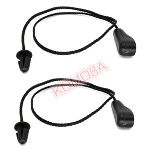Par de correas atadas para Ford Focus 06-11 MK2 hatchback bandeja de paquete de almacenamiento trasero - Imagen 1 de 5