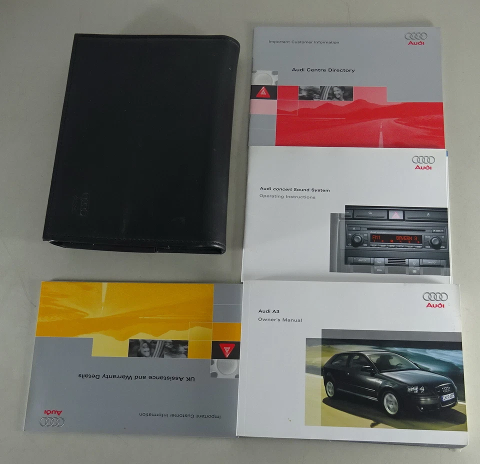 Owner's Manual/Manual + Cartera Audi A3 Tipo 8P + Quattro From 11/2005 - Imagen 1 de 1