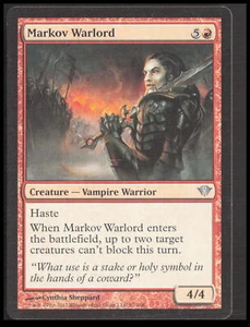 Tarjeta de Ascensión Oscura Magic The Gathering 97 poco común Markov Warlord CB-1-3-A-38 - Imagen 1 de 7