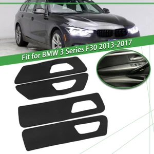 Microfiber Leather Door Panels Armrest Cover For BMW 3 Series F30 2013-2017 - Foto 1 di 4