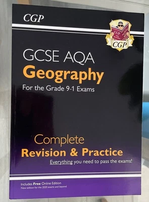 CGP AQA GCSE Geography  (9-1) Complete Revision and Practice Guide - Image 1 of 3