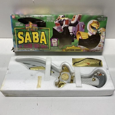Bandai Power Rangers Saba Saber Light-Up Toy Sword - Image 1 of 4
