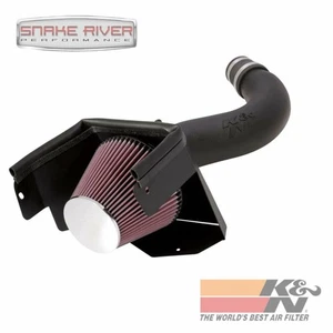 Sistema de admisión de aire frío K&N 57 FIPK para 07-11 Jeep Wrangler 3,8 L V6 gasolina 57-1553 - Imagen 1 de 9