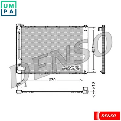 RADIATOR ENGINE COOLING DRM50055 FOR LEXUS 3MZ-FE 3.3L 6cyl RX - Image 1 of 4