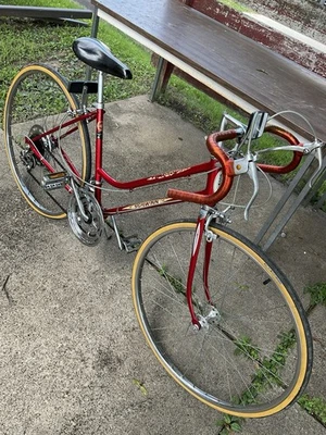 De colección Schwinn Varsity Rojo Brillante 10 Velocidades Positron 17" Damas Años 80 * Bonito * Foto 1 de 4
