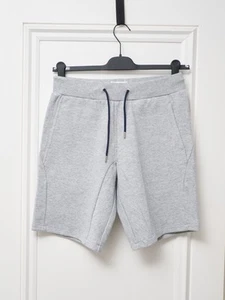 Enlist Marl Grey Cotton Sports Shorts Drawstring Taper Size Small BNWT RRP £125 - Picture 1 of 10