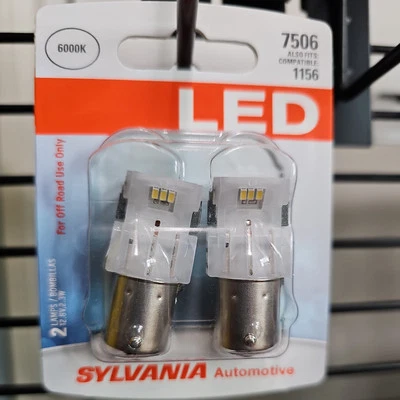 SYLVANIA - 7506 LED White Mini Bulb - Bright LED Bulb (Contains 2 Bulbs) - Image 1 of 3