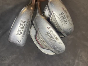 Adams Golf Idea 230S Pro-launch 55 lite Hybrid Set 5 6 7 Graphite Shaft RH - Picture 1 of 7
