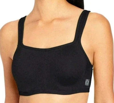 Natori Yogi Women's Bra ConvertibleSp orts Bra Black Size 34DD. - Image 1 of 4