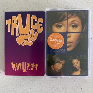 TRUCE- 2 Cassette Singles As Pics *LIKE NEW* Hip Hop - Picture 1 of 12