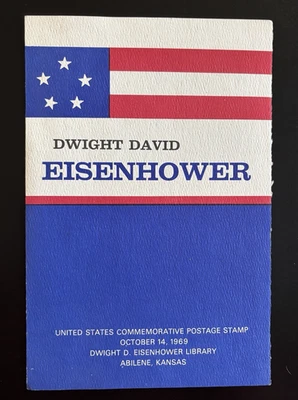 Programa de Ceremonia Firmado USPS 1er Día #2838 Segunda Guerra Mundial Día D Normandía Ike Aerotransportado Foto 1 de 3
