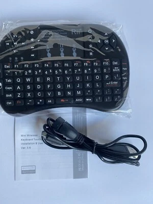 Riitek World's Most Mini Handheld Wireless Keyboard Mouse Model: RT-MWK08+ - Image 1 of 4