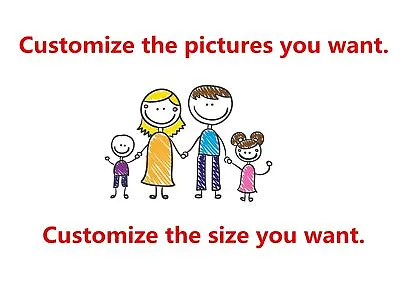 Customize Picture Image HD Poster Canvas Wall Prints Card Tube Packaged Any Size • 21.57$