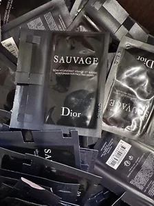LOT OF 100 DIOR SAUVAGE MOISTURIZER FOR FACE AND BEARD 2ML*100=200ML - Picture 1 of 2
