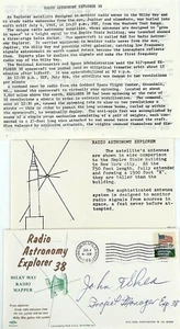Vintage 1968 JOHN T SHEA Autograph - Project Manager on NASA Explorer 38 Project - Picture 1 of 7
