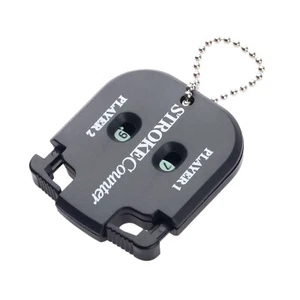 Black Golf Count Shot Putt Stroke Counter Scoring Keeper Golfing Club Accessory - Picture 1 of 7