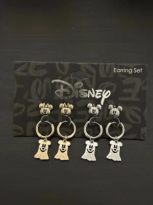 Disney Mickey Mouse Ghost and Pumpkin Halloween Earring Set - Image 1 of 2