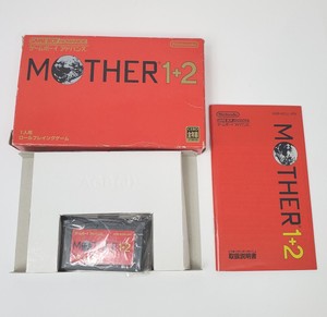 Mother 1 + 2 Nintendo Game Boy Advance Box Manual RPG Retro GBA Japan