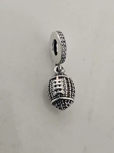AUTHENTIC PANDORA AMERICAN FOOTBALL DANGLE CHARM #799530C01 - Picture 1 of 4
