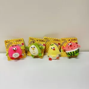 Lovely Chicken Fat Dundun Plush Magnet | Dragon Fruit Pear Banana Watermelon - Picture 1 of 5