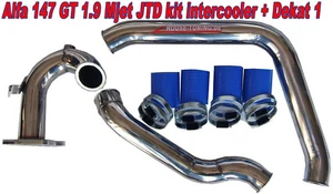 Alfa GT 147 1.9 115 120 150 170 cv Kit tubi intercooler+dekat frontale T11 T13 - Imagen 1 de 3