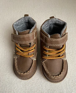 Carter’s Baby Boys’ Shoes / Boots, Size 5, Brown - Picture 1 of 6