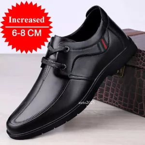 Sneakers Men Elevator Shoes Invisible Height Increase Shoes 6/8CM Sports Shoes - Picture 1 of 29