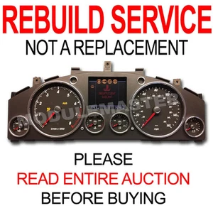 Rebuild Repair for 03 04 05 06 07 08 09 10 VW VolksWagen Touareg Cluster Speedo - Picture 1 of 1