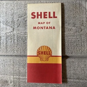 Mapa de carreteras Shell Montana vintage años 40 - Imagen 1 de 1