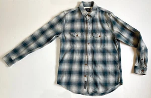 Abercrombie & Fitch langärmeliges Flanellshirt geknöpft grün kariert Herren groß - Bild 1 von 9
