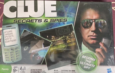 CLUE Secrets and Spies Crime Board Game New - Image 1 of 3
