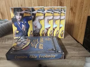 POWER HOUR #2 SHIKARII "GEWÖLBT" BOX SET LTD 200 NSFW 5 BÜCHER + AUFKLEBER - Bild 1 von 8