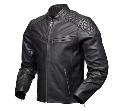 Modeka Phinix schwarz Gr. 6XL Motorradjacke Herren Lederjacke - Bild 1 von 2