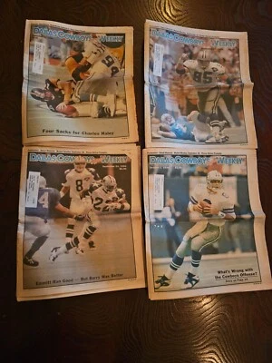 Lot of Vintage Dallas Cowboys Official Weekly- Lot of 4 September & October 1994 - Image 1 of 2
