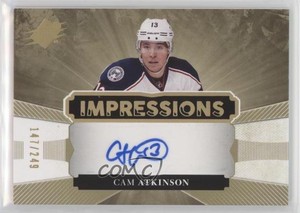 2017-18 SPx Impressions Auto Tier 1 /249 Cam Atkinson #IA-CA Auto