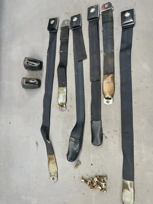 Seat Belts Galaxie Custom 500 Ford 1967 1968 Mustang Falcon Fairlane Torino OEM - Image 1 of 4