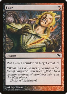 1x Scar - NM PACK FRESH - Shadowmoor - SPARROW MAGIC mtg - Picture 1 of 1