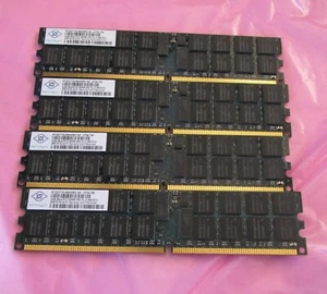 Lot of 4 Nanya 2GB EA NT2GT72U4NA0BV-5A DELL 2Rx4 PC2-3200 SERVER MEMORY - Picture 1 of 4
