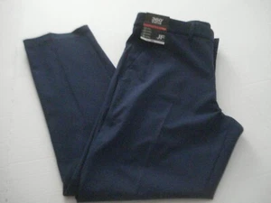NWT JF J. Ferrar Men's 33x30 Navy Blue Slim Fit Suit Dress Pants w/ Stretch Tech - Picture 1 of 5